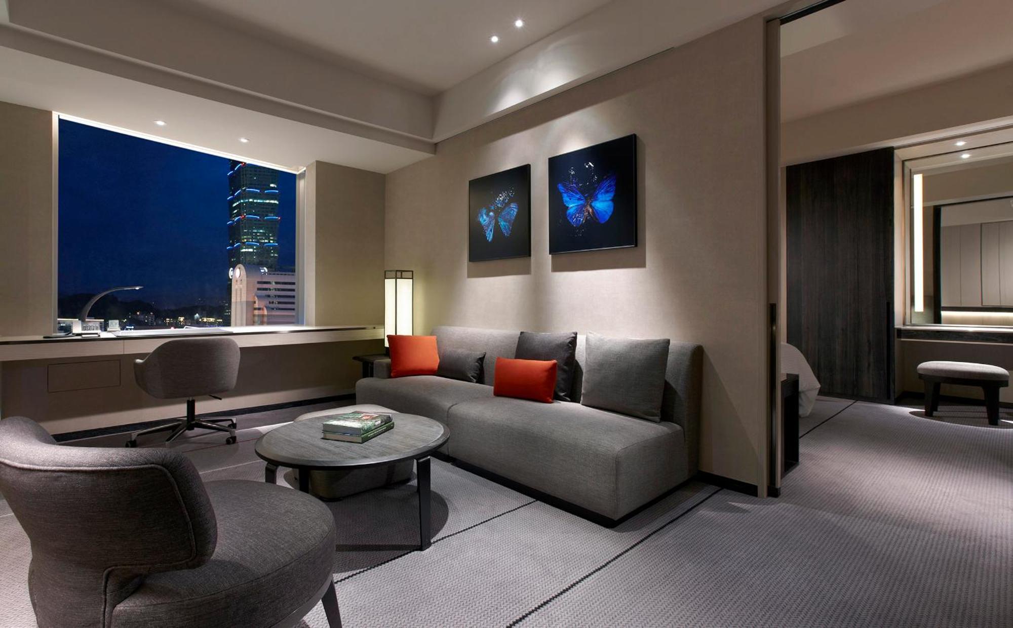 Humble House Taipei, Curio Collection By Hilton Hotel Buitenkant foto A suite at the hotel